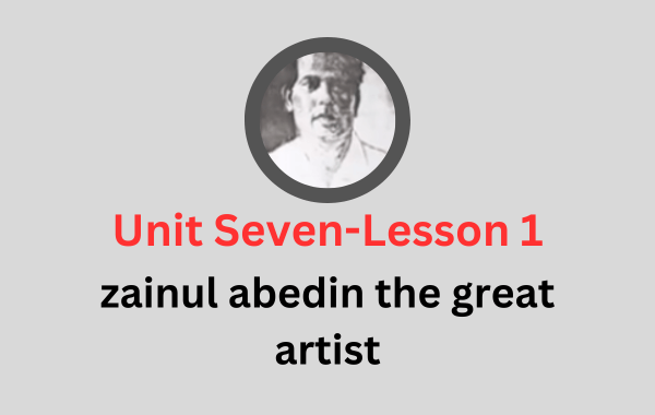 zainul abedin the great artist for class 9-10-SSC